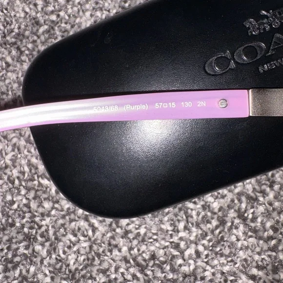 Coach Women's Sunglasses in Rich Purple - Picture 6 of 11